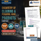 Chemistry of Cleaning & Personal Care Products Spanish Unit Test cover