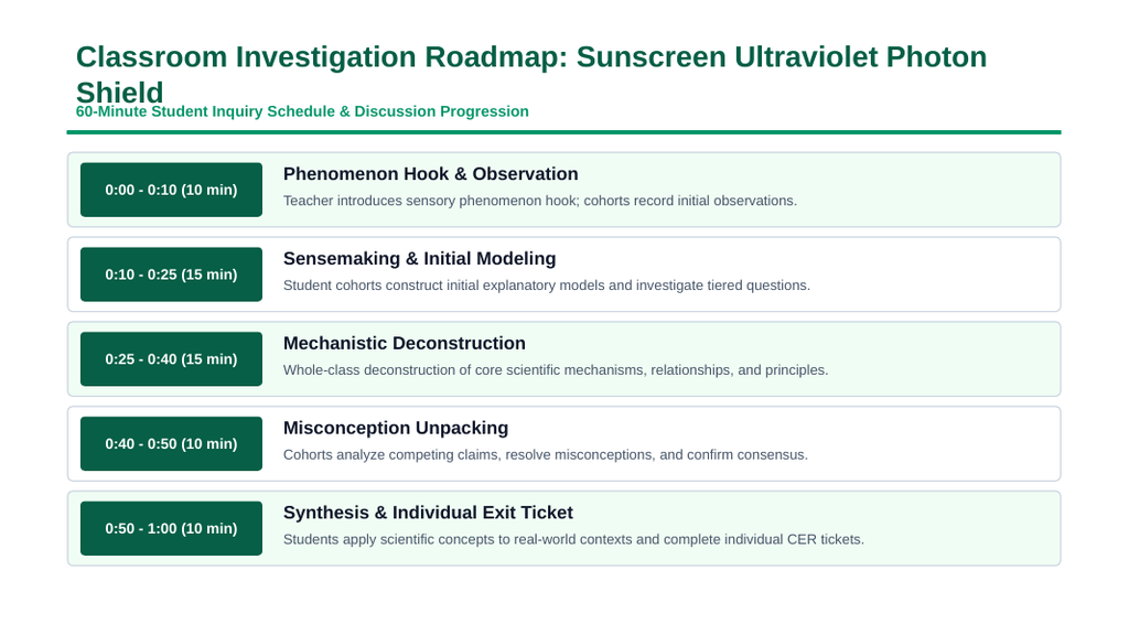 Chemistry of Cosmetics & Consumer Goods Phenomena-Based Lesson: Invisible Molecular Sunscreen Shields Blocking High-Energy Ultraviolet Radiation from Damaging Skin DNA Presentation sample page