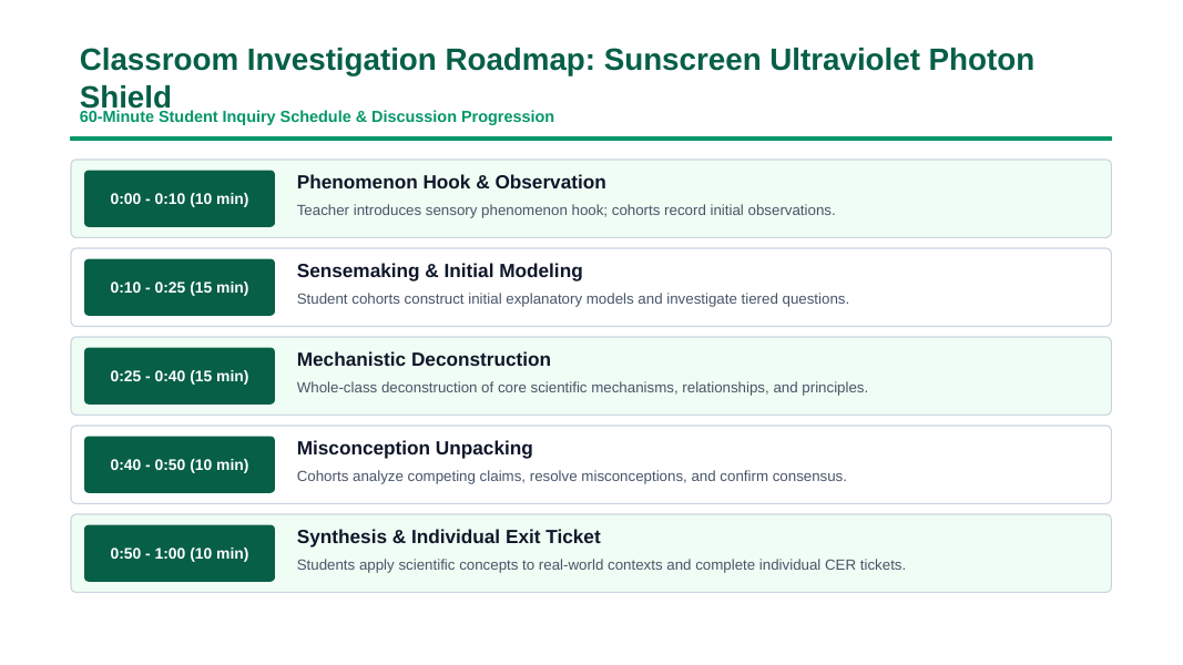 Chemistry of Cosmetics & Consumer Goods Phenomena-Based Lesson: Invisible Molecular Sunscreen Shields Blocking High-Energy Ultraviolet Radiation from Damaging Skin DNA Presentation sample page
