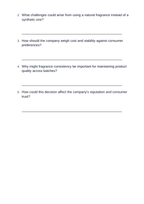 Chemistry of Cosmetics & Consumer Goods Real-World Case Study sample page