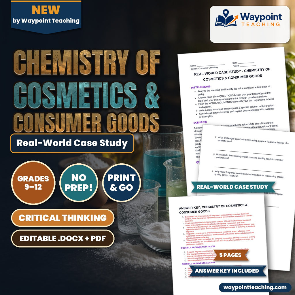 Chemistry of Cosmetics & Consumer Goods Real-World Case Study cover