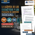 Chemistry of Cosmetics & Consumer Goods Spanish Reading Passage & Comprehension Questions cover