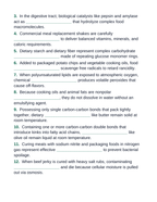 Chemistry of Food & Nutrition Fill-in-the-Blank Vocabulary Worksheet sample page