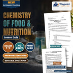 Chemistry of Food & Nutrition Lesson Quiz cover