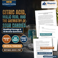 Citric Acid, Malic Acid, and the Chemistry of Sour Candies Reading Worksheet cover