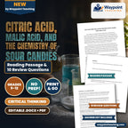 Citric Acid, Malic Acid, and the Chemistry of Sour Candies Reading Worksheet cover