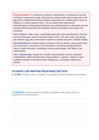 Colloidal Stability in Culinary Emulsions: Surfactant Amphiphilicity, Lecithin, and Interfacial Free Energy CER Phenomena Worksheet sample page