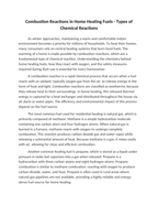 Combustion Reactions in Home Heating Fuels Reading Worksheet sample page