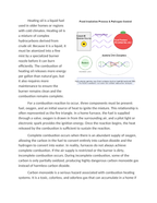 Combustion Reactions in Home Heating Fuels Reading Worksheet sample page