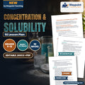 Concentration & Solubility 5E Lesson Plan cover