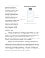 Decoding the Ingredient List on a Shampoo Bottle Reading Worksheet sample page
