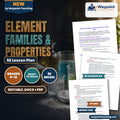 Element Families & Properties 5E Lesson Plan cover