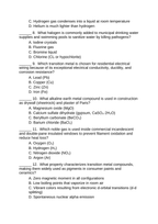 Element Families & Properties Lesson Quiz sample page
