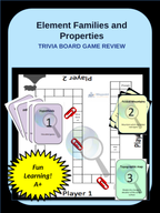 Element Families & Properties Trivia Board Game sample page