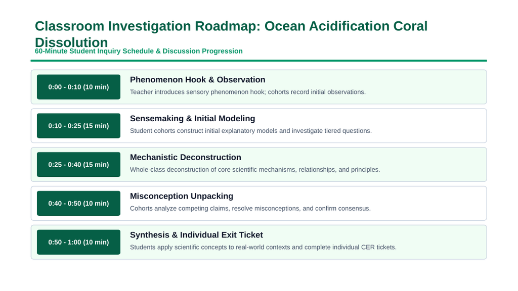 Environmental & Green Chemistry Phenomena-Based Lesson: Accelerated Skeletal Dissolution of Marine Mollusk Shells and Coral Reefs in Acidified Seawater Presentation sample page