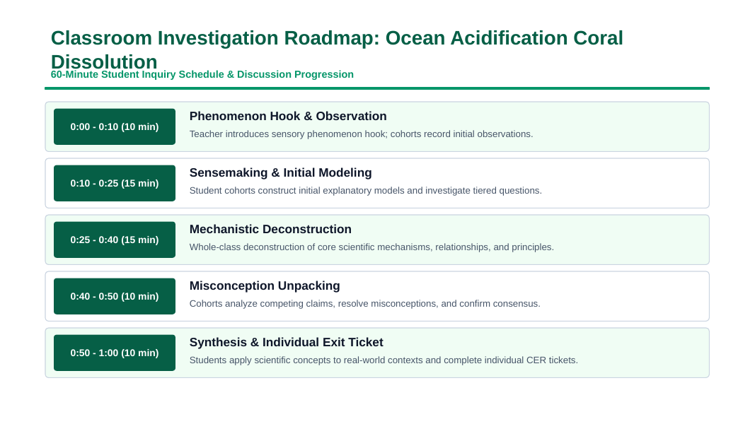 Environmental & Green Chemistry Phenomena-Based Lesson: Accelerated Skeletal Dissolution of Marine Mollusk Shells and Coral Reefs in Acidified Seawater Presentation sample page