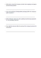 Environmental & Green Chemistry Real-World Case Study sample page