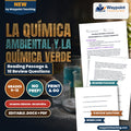Environmental & Green Chemistry Spanish Reading Passage & Comprehension Questions cover
