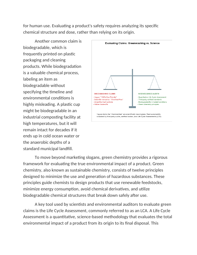 Evaluating Eco-Friendly and Green Consumer Claims Reading Worksheet sample page