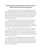 Evaluating Safety Data Sheets (SDS) for Common Cleaners Reading Worksheet sample page