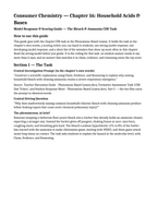 Household Acids & Bases Model Response & Scoring Guide sample page
