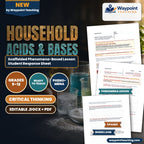 Household Acids & Bases Scaffolded Phenomena-Based Lesson: Lethal Toxic Vapor Evolution and Respiratory Distress from Inadvertently Mixing Household Bleach with Ammonia Student Response Sheet cover