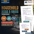 Household Acids & Bases Spanish Guided Notes cover