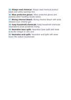 Household Acids & Bases Vocabulary Words & Definitions sample page