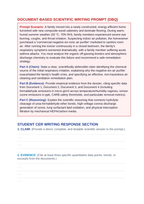 Indoor Air Chemistry: Formaldehyde Resin Hydrolysis, Ozone-Generating Air Cleaners, and HEPA Filtration CER Phenomena Worksheet sample page