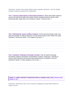 Ionic & Covalent Bonding Scaffolded Phenomena-Based Lesson: Lethal Electric Currents Passing Through Salt Water While Pure Sugar Water Remains a Dead Insulator Student Response Sheet sample page