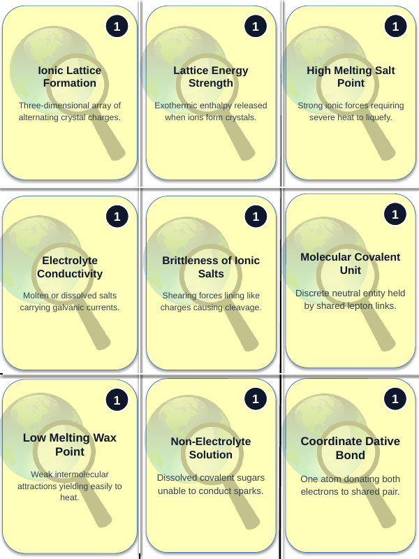 Ionic & Covalent Bonding Trivia Board Game sample page