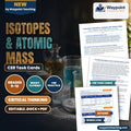 Isotopes & Atomic Mass CER Task Cards cover