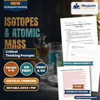Isotopes & Atomic Mass Critical Thinking Prompts cover