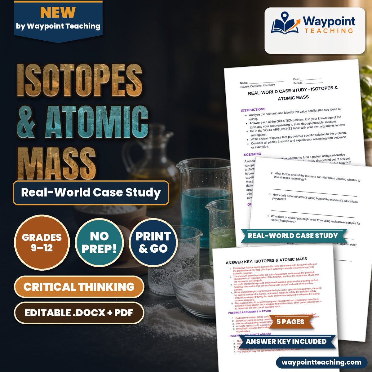 Isotopes & Atomic Mass Real-World Case Study cover