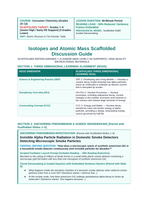 Isotopes & Atomic Mass Scaffolded Phenomena-Based Lesson: Invisible Alpha Particle Radiation in Domestic Smoke Detectors Detecting Microscopic Smoke Particles Teacher Discussion Guide sample page