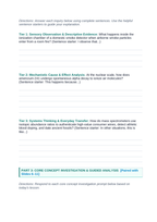 Isotopes & Atomic Mass Scaffolded Phenomena-Based Lesson: Invisible Alpha Particle Radiation in Domestic Smoke Detectors Detecting Microscopic Smoke Particles Student Response Sheet sample page