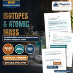 Isotopes & Atomic Mass Scaffolded Phenomena-Based Lesson: Invisible Alpha Particle Radiation in Domestic Smoke Detectors Detecting Microscopic Smoke Particles Student Response Sheet cover