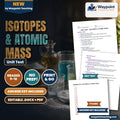 Isotopes & Atomic Mass Unit Test cover