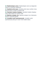 Isotopes & Atomic Mass Vocabulary Words & Definitions sample page