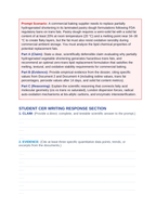 Lipid Chemistry and Culinary Oils: Catalytic Hydrogenation, Trans Isomerization, and Oxidative Rancidity CER Phenomena Worksheet sample page