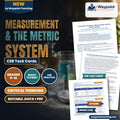Measurement & the Metric System CER Task Cards cover