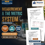 Measurement & the Metric System Guided Notes cover