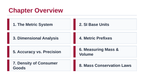 Measurement & the Metric System Slide Show Presentation sample page