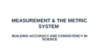 Measurement & the Metric System Substitute Slideshow & Teacher Guide sample page