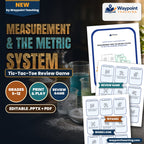 Measurement & the Metric System Tic-Tac-Toe Review Game cover