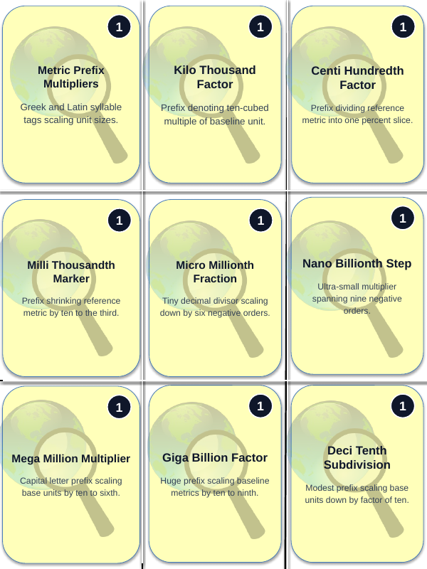 Measurement & the Metric System Trivia Board Game sample page
