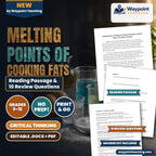 Melting Points of Cooking Fats: Butter, Shortening, and Oils Reading Worksheet cover