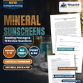 Mineral Sunscreens: The Bonding of Zinc Oxide and Titanium Dioxide Reading Worksheet cover