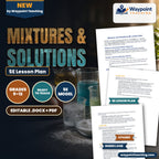 Mixtures & Solutions 5E Lesson Plan cover