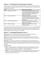 Mixtures & Solutions Model Response & Scoring Guide sample page